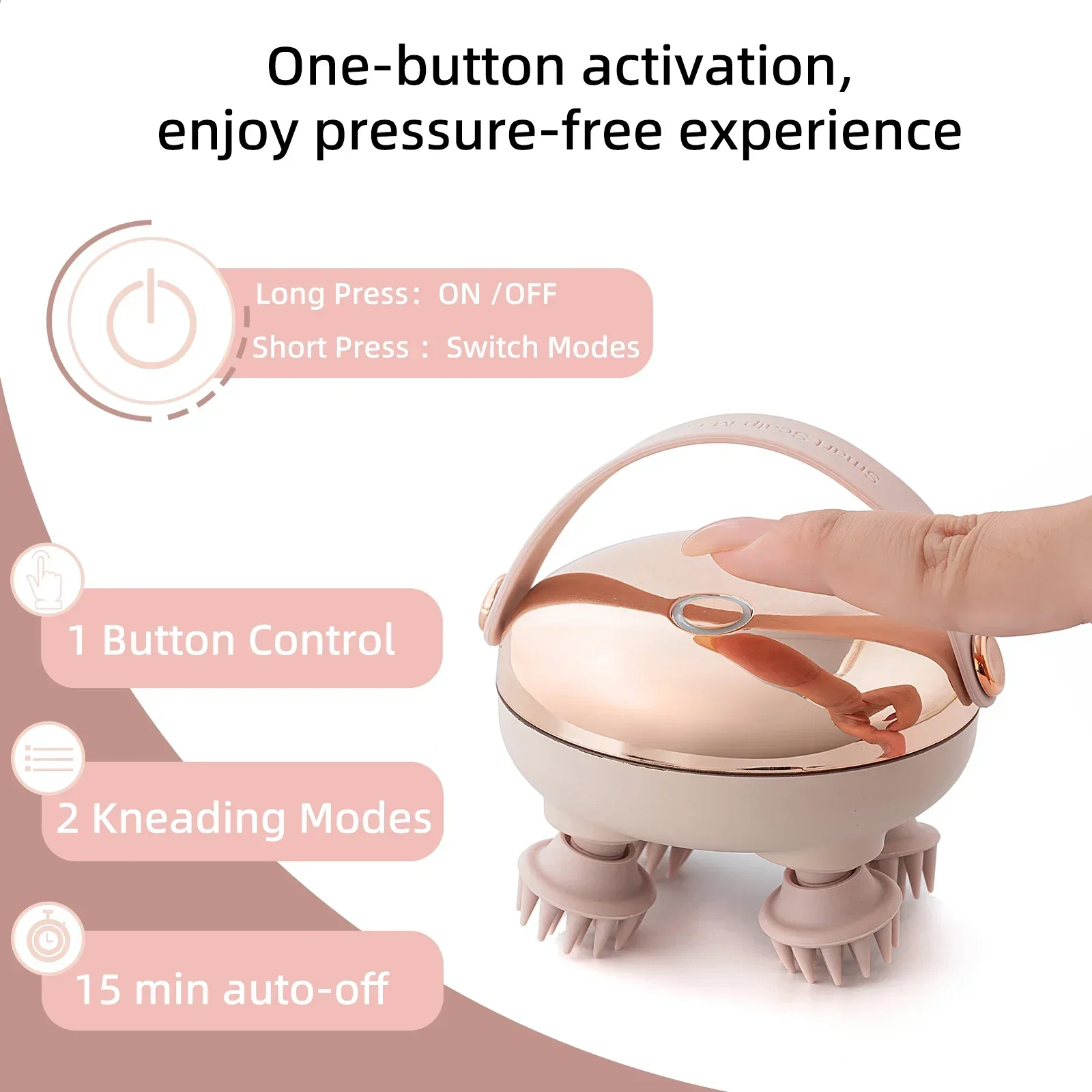 Oplexia™ Waterproof 3D Electric Scalp Massager - Image 4
