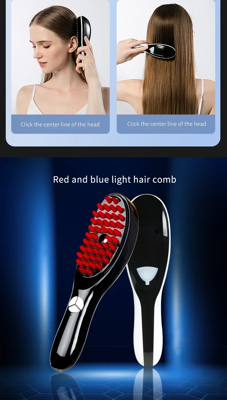 Oplexia™ Dual LED Red & Blue Light Therapy Hair Comb - Image 15
